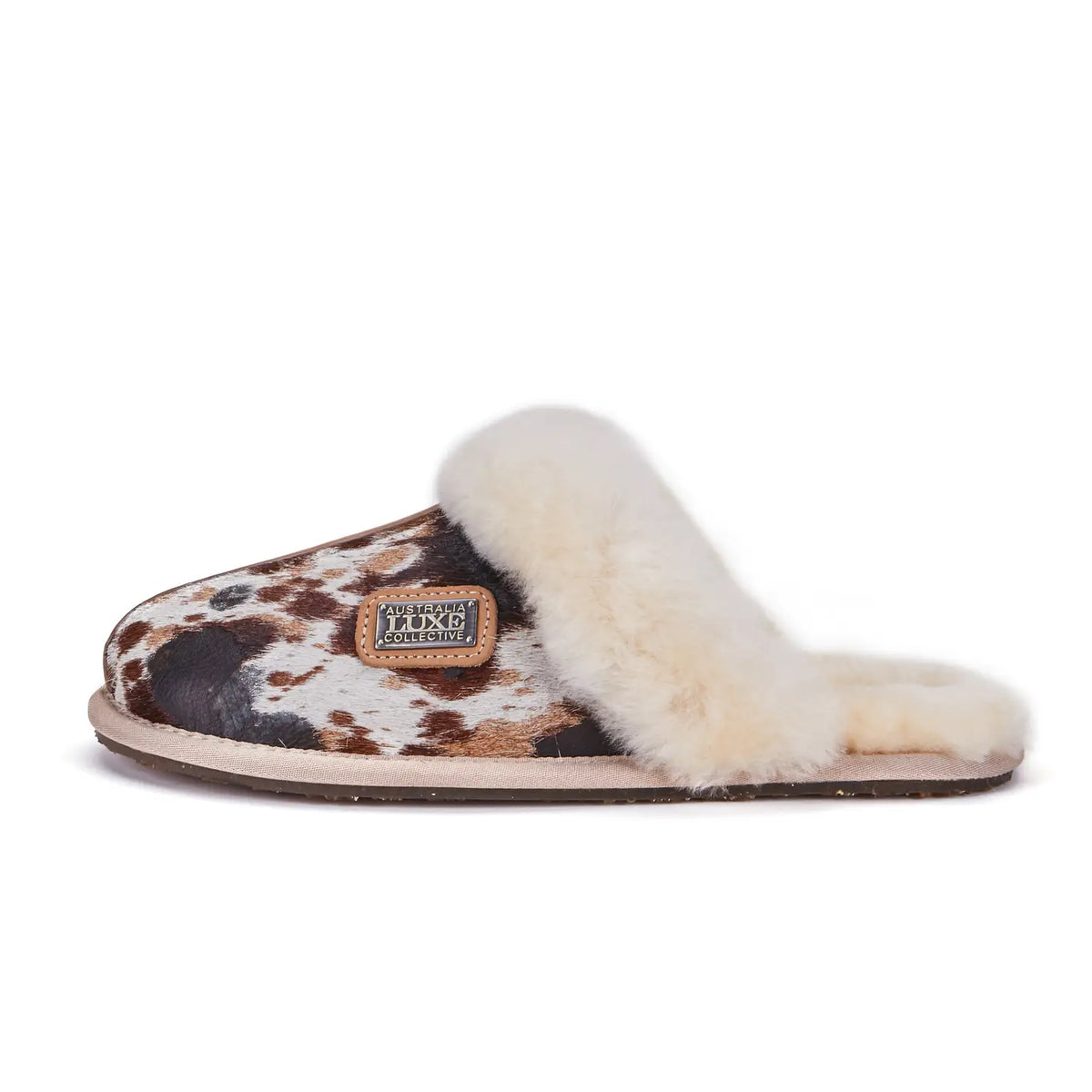 VEOBELLA Elsa, Splat print closed mule, side view