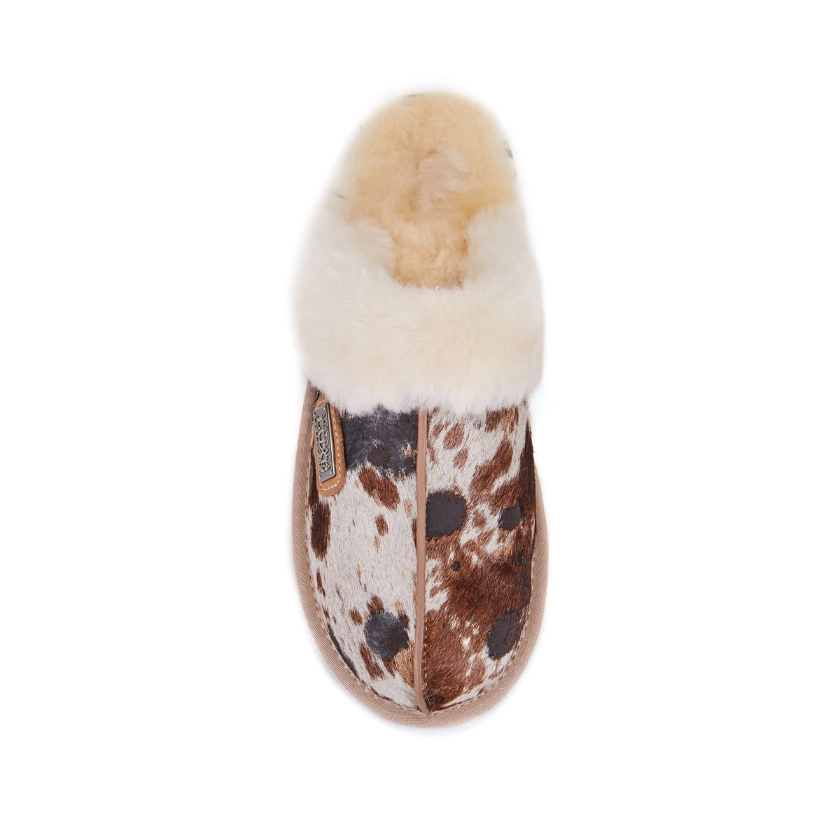 VEOBELLA Elsa, Splat print closed mule, top view