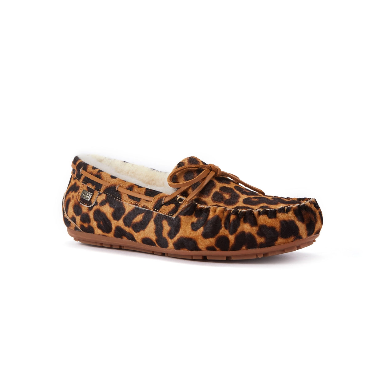 VEOBELLA Hilde, Leopard print moccasin, front view