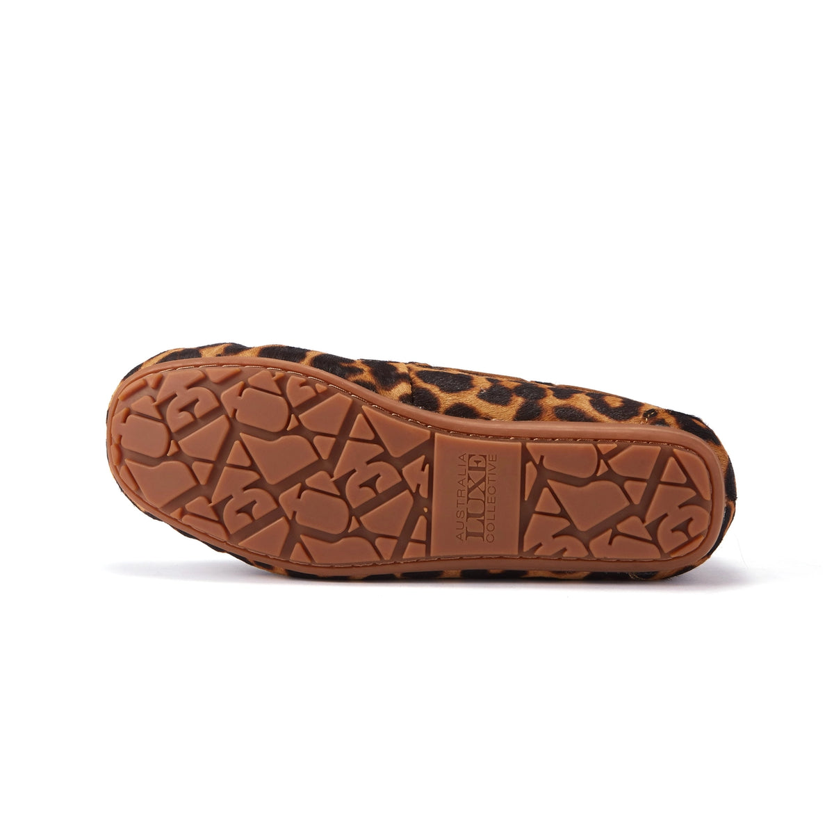 VEOBELLA Hilde, Leopard print moccasin, sole view