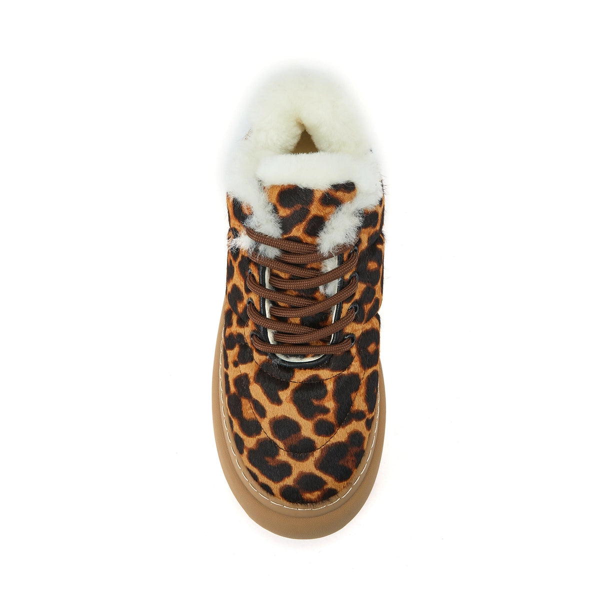 VEOBELLA Indi, Leopard print sneaker, top view