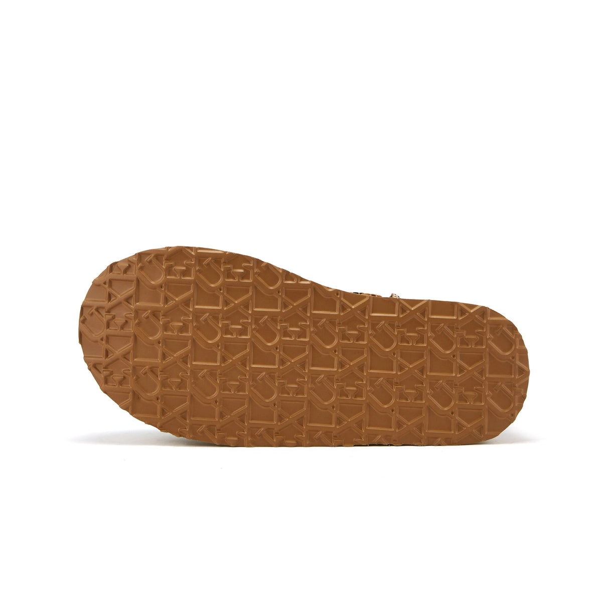 VEOBELLA Ingrid, Leopard print platform ultra-short boot, sole view