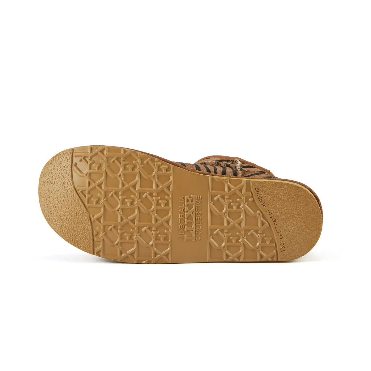 VEOBELLA Kai, Zebra print ultra-short boot, sole view