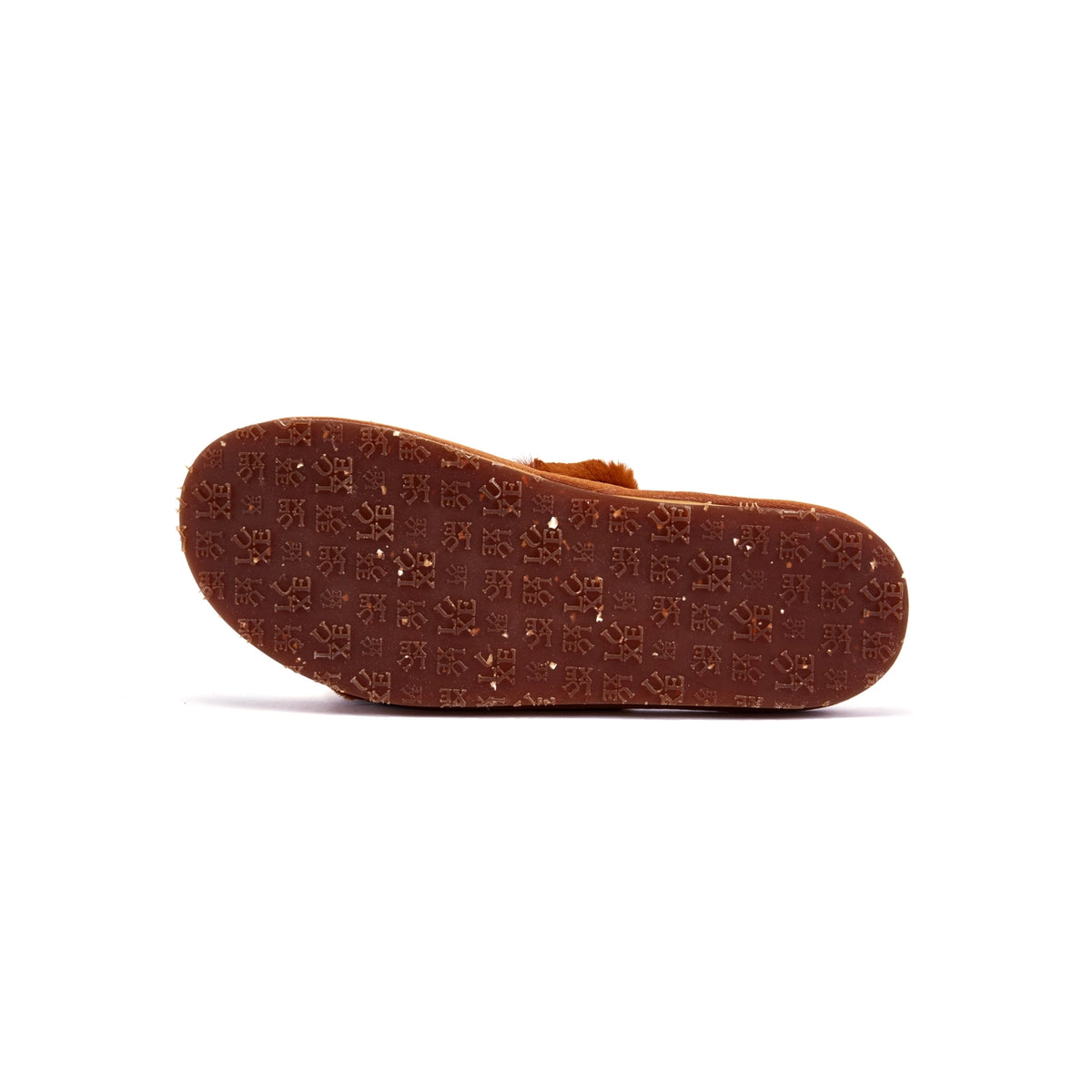 VEOBELLA Karin, Bambi print shearling slide sandal, sole view
