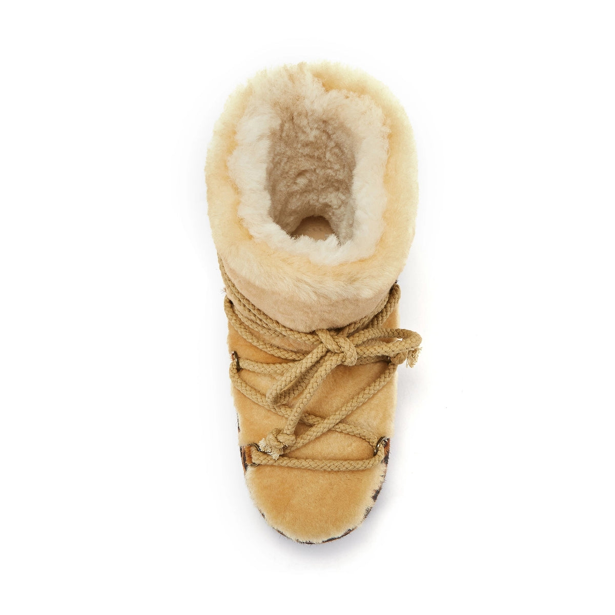 VEOBELLA Marlow, Leopard print lace-up boot, top view