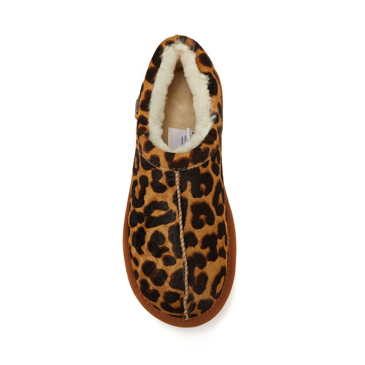Otto leopard print ankle boot, top view