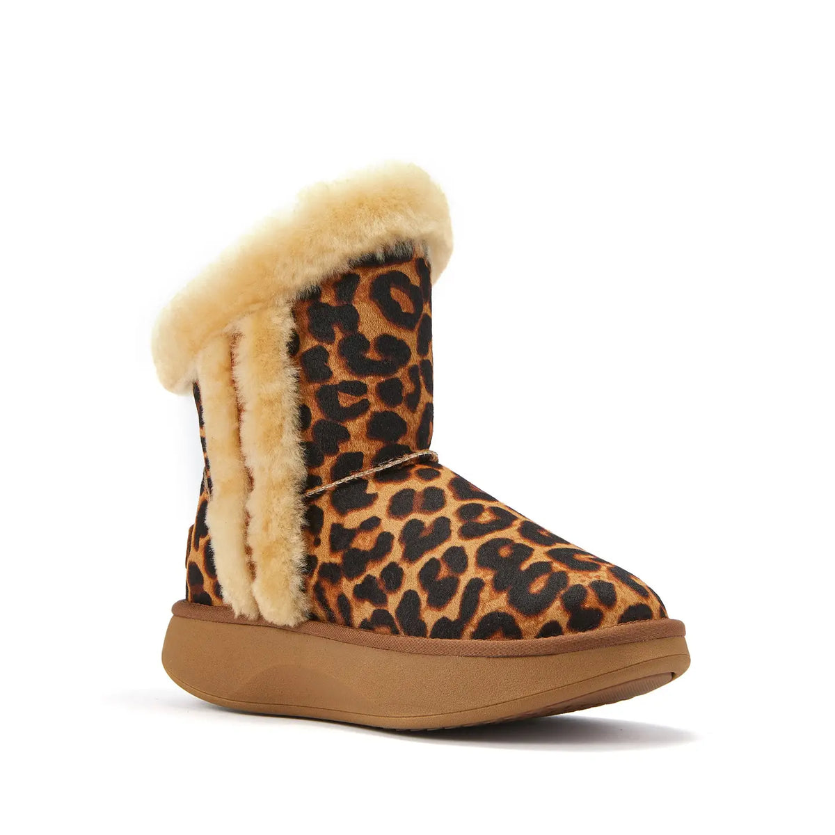 VEOBELLA Runa, Leopard print ankle boot, front view