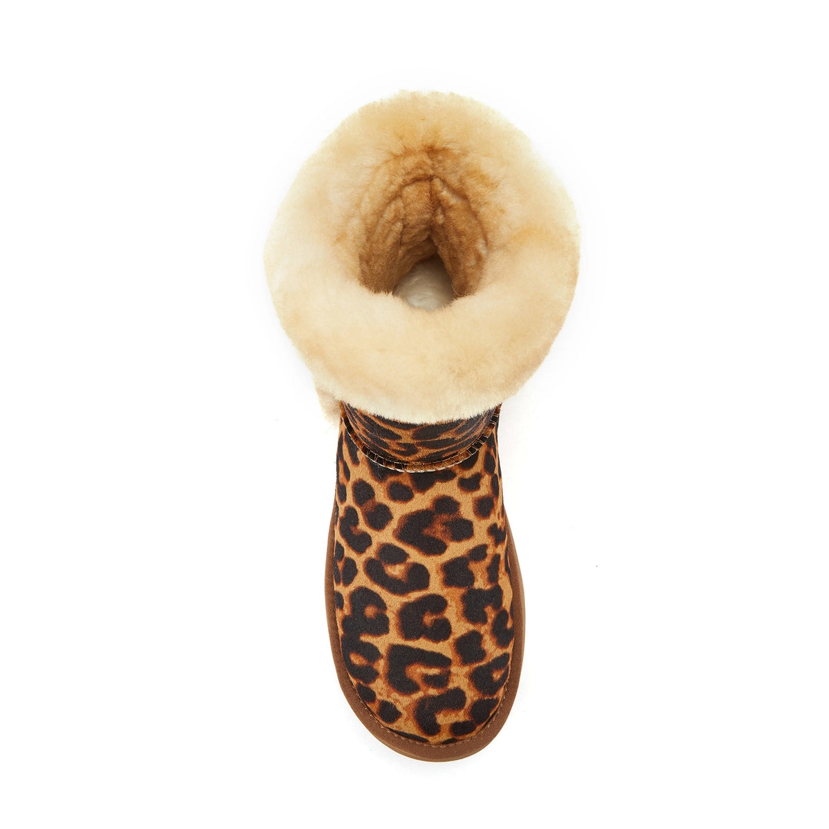 VEOBELLA Runa, Leopard print ankle boot, top view