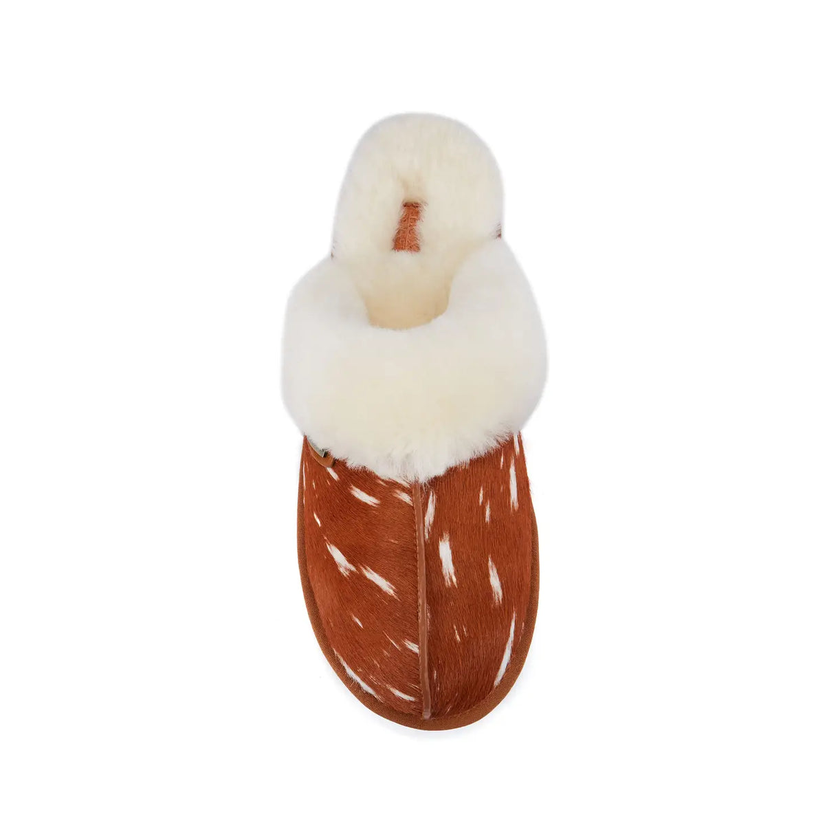 VEOBELLA Vera, Bambi print closed mule, top view