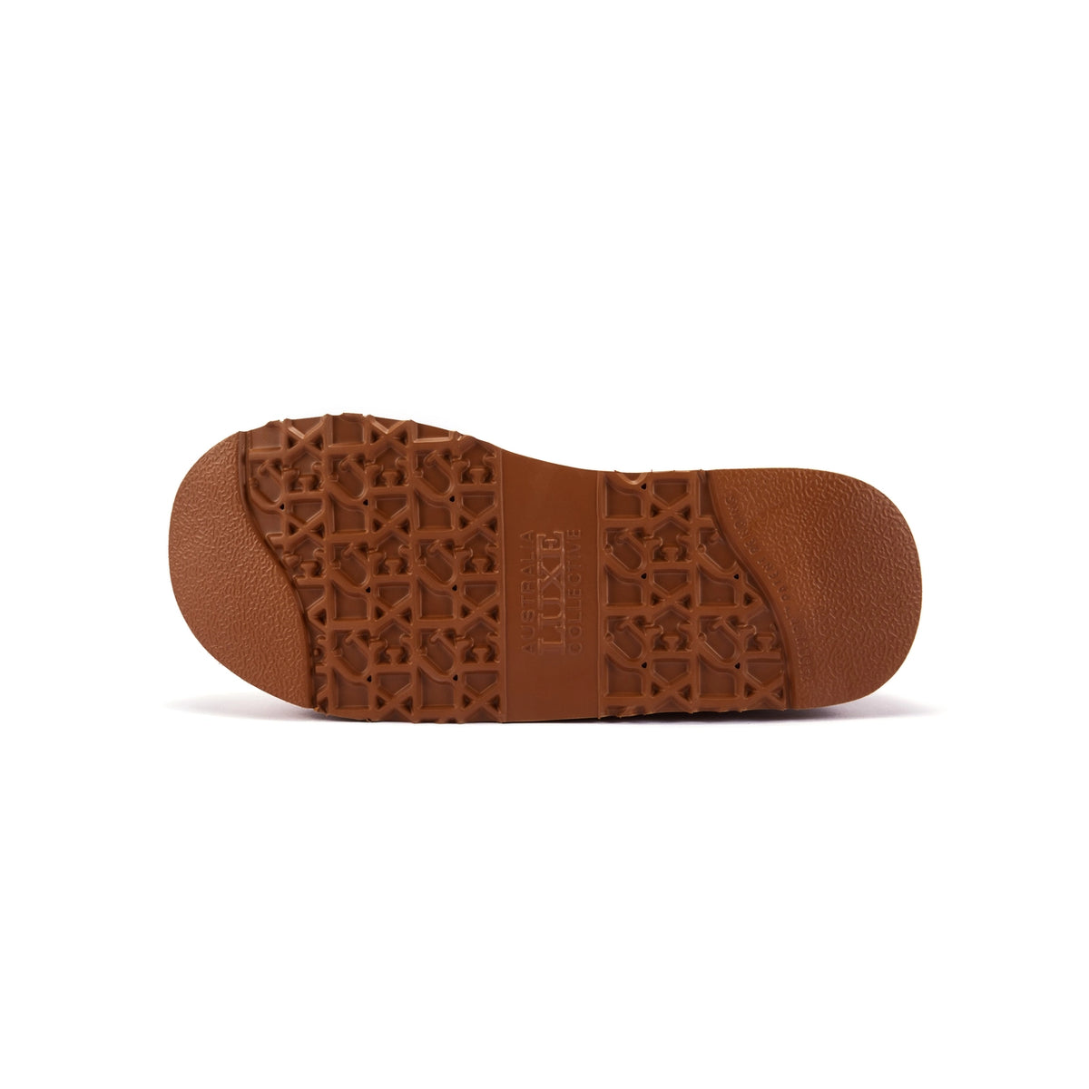 VEOBELLA Wren, Bambi print platform ultra-short boot, sole view