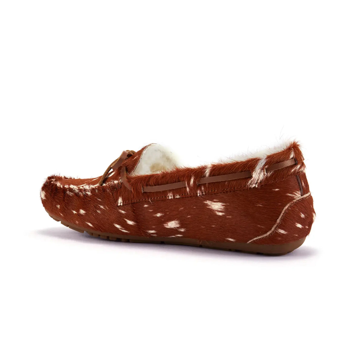 VEOBELLA Yrsa, Bambi print moccasin, angle view