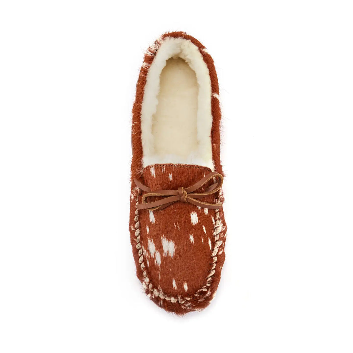 VEOBELLA Yrsa, Bambi print moccasin, top view